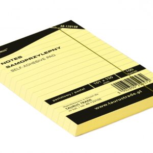 Notes samoprzylepny w linie 101 x 150 mm (100 kartek)