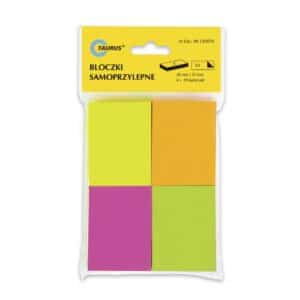 Bloczki samoprzylepne 38 mm x 51 mm (komplet 4 kolory)