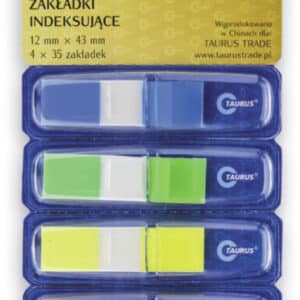 Zakładki plastikowe- 12 mm x 43 mm