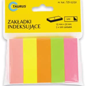 Zakładki papierowe- 15 mm x 50 mm