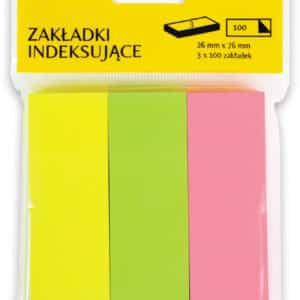 Zakładki papierowe- 26 mm x 76 mm
