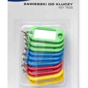 Zawieszki do kluczy (blister 10 szt.) - miks kolorów