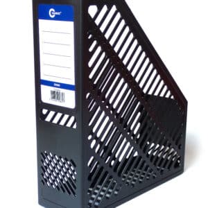 Pojemnik na katalogi czarny - plastik 90 mm
